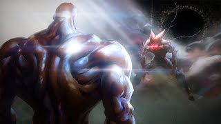 Garou vs Darkshine Pelea Completa [upl. by Nerradal]