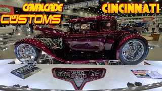 Cavalcade of Customs 2024 Cincinnati Hot Rods Car Show [upl. by Suiravat]