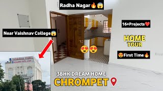 😱Premium Flats for Sale in Chromepet Radha Nagar😍Near Vaishnav College💥Just 700meters Saravana Store [upl. by Brier158]