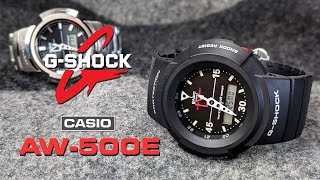 Casio GShock AW500E  A reprise of the firstever analogdigital GShock [upl. by Niarfe]