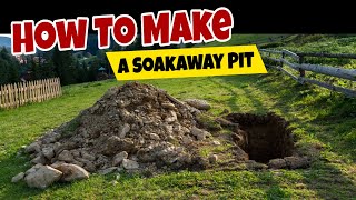 how to construct a soakaway pit  septic tank soakaway construction [upl. by Rednasyl79]