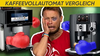 Siemens EQ900 vs Jura J8 im Kaffeevollautomat Duell [upl. by Rochelle675]