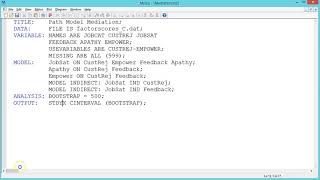 Mplus Specific Indirect Effects for Multiple Mediation [upl. by Lily]