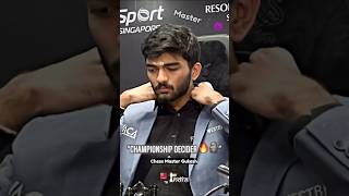 Gukesh Winning World Championship Final Moments  D Gukesh Winning Moves chess chessgame india [upl. by Lynnelle962]