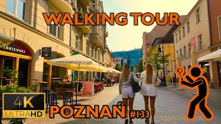 ⁴ᴷ⁶⁰ 🇵🇱 PoznanPoland  Walking Downtown  133 August 2024 4K [upl. by Newel]