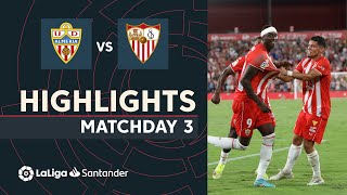 Resumen de UD Almería vs Sevilla FC 21 [upl. by Cullan]