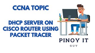 Configure DHCP Server on Cisco Router w Pinoy IT Guy ccna networkengineer packettracer cisco [upl. by Nywra]