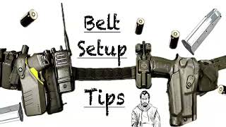 Personal Duty Belt Setup [upl. by Aerdnaxela]