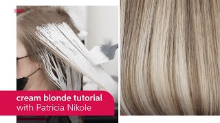 Cream Blonde How To with Patricia Nikole  Wella Professionals [upl. by Ayojal]