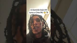 Ele dominio bajo a cris mj de su cancion [upl. by Amilah]