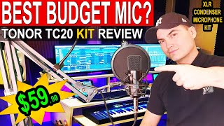 Tonor TC20 XLR Condenser Microphone Kit Review  Best Budget Option [upl. by Gilemette]