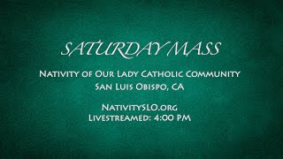 Saturday Mass  Nativity 6292024 4PM LS [upl. by Hammel]