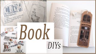 BOOK Crafts DIY  Fun Book Crafts to try [upl. by Cheston]