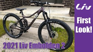 2021 Liv Embolden 2 Womens Mountain Bike First Look [upl. by Alyks158]