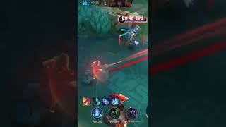 friends said 1v3 haha 😆 mlbblancelot assassin jungle noobtopro [upl. by Fillander]