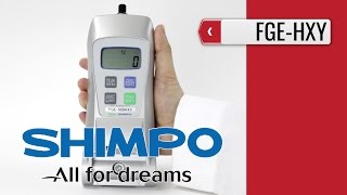 SHIMPO FGEHXY  High Capacity Force Gauge product video presentation [upl. by Nylsirk575]