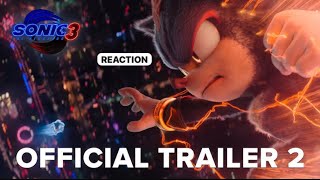 Sonic the Hedgehog 3  Official Trailer 2 Reaction [upl. by Rafael84]