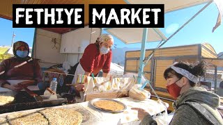 FETHIYE  Amazing TURKISH Food Market  Turkey Travel Series S6E85 [upl. by Ansell486]