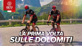 La prima volta di Giorgio in bici sulle Dolomiti [upl. by Theodoric]