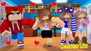 ROPO IS RUNNING AWAY WITH A GIRL  Minecraft College Life  Little Kelly [upl. by Tadd602]