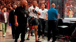 NURSULTON RUZIBOEV EMOTIONAL EXIT AFTER LOSS TO JOAQUIN BUCKLEY AT UFC ST LOUIS [upl. by Zeni]