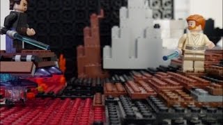 LEGO STAR WARS EpisodeⅢ Anakin Skywalker vs ObiWan Kenobi [upl. by Uriiah]