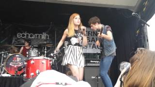 quotLets Lovequot  Echosmith Live in MilwaukeeWarped Tour 2013 [upl. by Pang5]