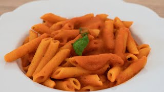 Penne con crema di peperoni e patate – primo piatto veloce e sfizioso [upl. by Atikahs]