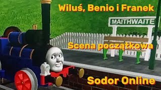 ROBLOX Wiluś Benio i Franek Scena początkowa Sodor Online [upl. by Rice127]