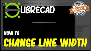 Librecad How To Change Line Width [upl. by Ariane204]