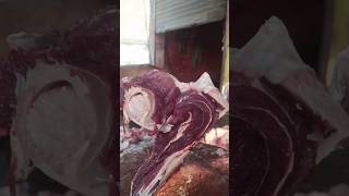 Boneless Meat joint cutting expert butchers IN shop food cuttingskills beefcutter [upl. by Pratte]