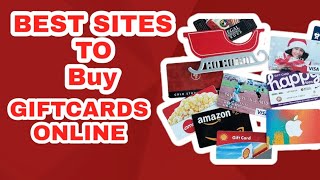 Best site to buy giftcards online [upl. by Amathiste643]