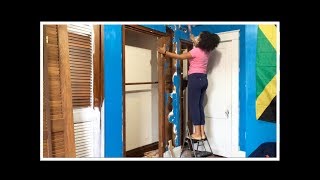 Knocking Down Closet Walls  Demo  Rennovation  ClosetBedroom Makeover [upl. by Shipman]