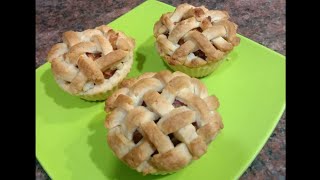 Mini Apple Pie Recipe Eggless Apple Pie Harshitas Kitchen [upl. by Eahsal103]