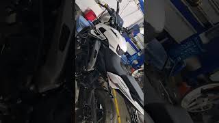 automobile ladybikers motorcycle bajaj pulsar400shortsvideo [upl. by Eseryt337]