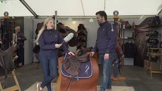 Chloe talks to Antares about her jumping saddle [upl. by Aguayo]