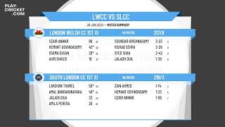 London Welsh CC 1st XI v South London CC 1st XI [upl. by Madelina679]