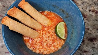 Sopa De Fideo And Tacos For Dinner  Taquitos Recipe EASY [upl. by Anahpos607]