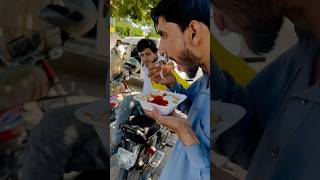 Eating Dahi Bala Street Food Pakistan shorts food [upl. by Rick]