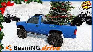 Beam NG Drive Christmas Challenge Find The Monster Jam Trucks A Christmas Tree VS BIG Boss Man [upl. by Assela298]