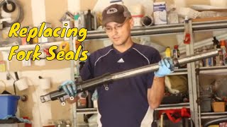 How to fix your fork seals on a motorcycle [upl. by Wenona]