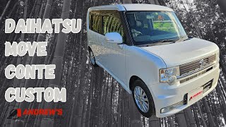 Daihatsu Move Conte Custom X for sale  automatic Japanese import kei car 40500 miles clean MOT [upl. by Rosemaria]