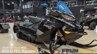 2020 SKI DOO MXZ TNT 850 RIPSAW WALKAROUND [upl. by Arok783]