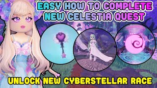 EASY How To Complete NEW Celestia Quest Unlock Cyberstellar Race Minigame Astro Renaissance Update [upl. by Ealasaid132]