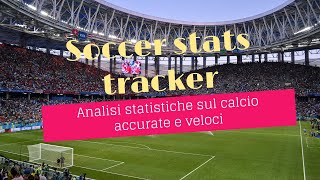 Come fare analisi statistiche accurate sul calcio velocemente con Soccer Stats Tracker [upl. by Mima]