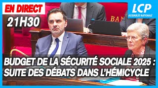 Budget de la Sécurité sociale 2025  suite de lexamen en séance à lAssemblée  291024 [upl. by Henriha]