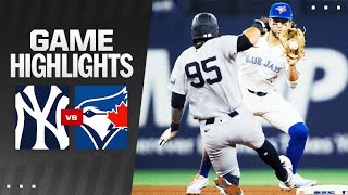 Yankees vs Blue Jays Game Highlights 41724  MLB Highlights [upl. by Naihs]