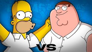 Homer Simpson vs Peter Griffin Épicas Batallas de Rap del Frikismo  Keyblade ft Zarcort [upl. by Ramaj24]