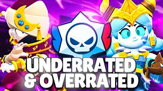 MOST UNDEROVERRATED BRAWLERS IN RANKED [upl. by Adnamahs587]