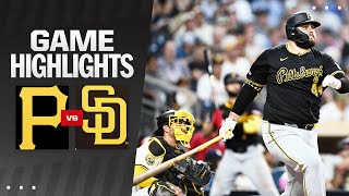 Pirates vs Padres Game Highlights 81224  MLB Highlights [upl. by Aromat502]